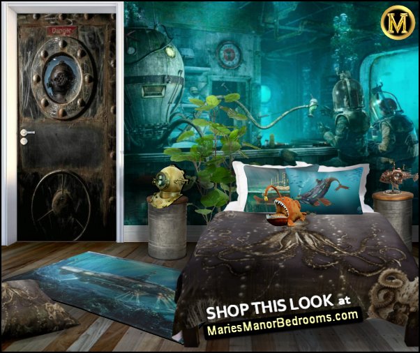 steampunk underwater theme steampunk decor steampunk bedroom ideas Steampunk aesthetic